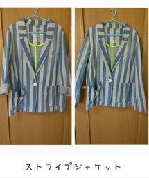 SPIRALGIRL | ストライプジャケット(テーラードジャケット)