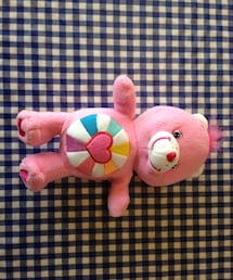 ケアベアのピンクのぬいぐるみ(フィギュア)
