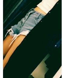 長版格子襯衫的B_f | シャツ/ブラウス