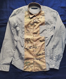 SOPHNET. | SOPHNET. CAMOUFLAGE CENTER PANEL REGULAR COLLAR SHIR(シャツ/ブラウス)