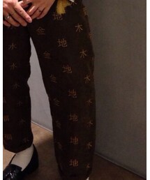 漢字刺繍パンツ | その他パンツ