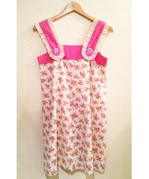 VINTAGE 花柄ワンピース(ワンピース)