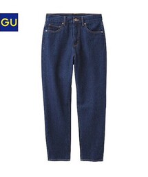 GU | ハイウエストクロップドパンツ(デニムパンツ)