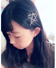 ゴールドピン ヘアアレンジ | ヘアアクセサリー