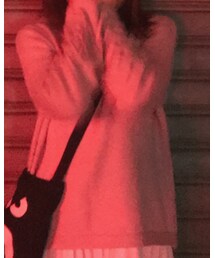 粉紫套头薄毛衣 | ニット/セーター