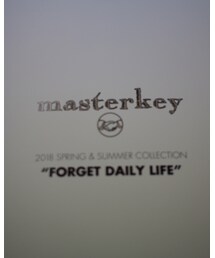masterkey  18ss look book | その他