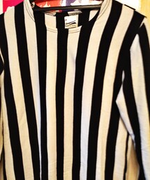 ストライプロングTシャツ(Tシャツ/カットソー)