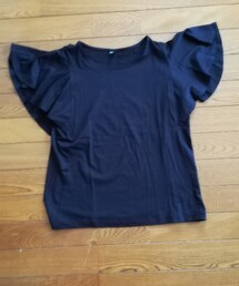 UNIQLO | ラッフルスリーブTシャツ(Tシャツ/カットソー)