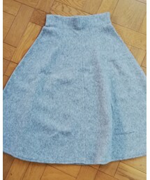 UNIQLO | スフレヤーンフレアスカート(スカート)