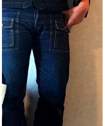 UES | ＵＥＳのブッシュパンツです。2年くらい前に買ってボチボチ履いてたのでまだ色落ちを楽しめてます。(デニムパンツ)