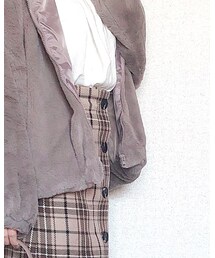 GU | チェックミニスカートAM(スカート)