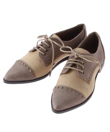 Ungrid | スタッズコンビフラットシューズ(その他シューズ)