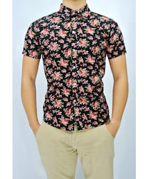 Graphiteclothing | Midnight Floral S/S Shirt(シャツ/ブラウス)