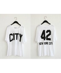 Naning9 | Naning9/NEW YORK CITY Tシャツ(Tシャツ/カットソー)