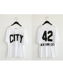 Naning9 | Naning9/NEW YORK CITY Tシャツ(Tシャツ/カットソー)