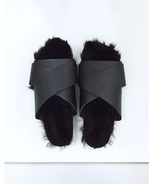 MAISON EUREKA | RABBIT FUR SANDAL(サンダル)