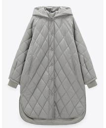 ZARA | キルティングオーバーサイズダウンコート(ダウンジャケット/コート)