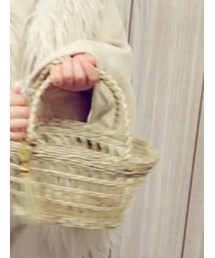 セリア | かごバッグ