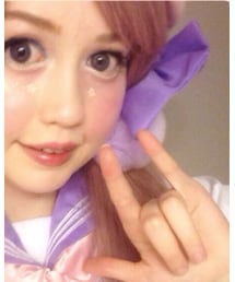 no brand | Pom Pom fur earrings (イヤリング)