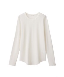 GU | ワッフルクルーネックT(Tシャツ/カットソー)