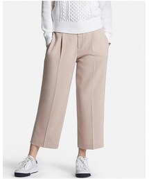 UNIQLO | ドレープワイドクロップドパンツ(その他パンツ)