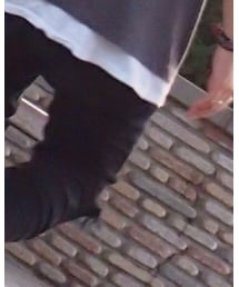 GU | GU ダメージ黒スキニー(その他パンツ)