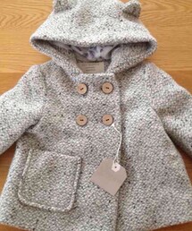 ZARA | くま耳コート(ピーコート)