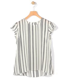 TOMORROWLAND  | ストライプブラウス（ネイビー(シャツ/ブラウス)