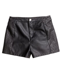H&M | 　フェイクレザーキルトショートパンツ(その他パンツ)