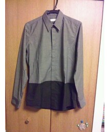 DRIES VAN NOTEN | バイカラーシャツ(シャツ/ブラウス)