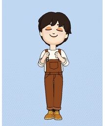 アバター😄 | このサロペ着てる日イメージで作ったアバター☺️(その他)