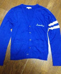 ダブルライン刺繍入りカーディガン(カーディガン/ボレロ)