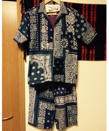 NR.FLAG | ビンテージのバンダナを縫い合わせたリメイク物です(シャツ/ブラウス)