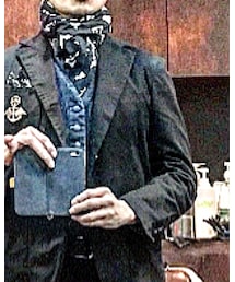 YAMANE | Chicago2 コットンツイル ブラック(テーラードジャケット)