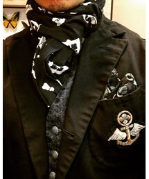 EVISU | evisu家紋柄 手ぬぐいストール(ストール/ショール)