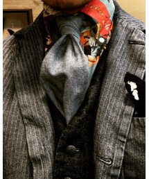 YAMANE | BDシャツ アスコットタイ  プレーンノット(シャツ/ブラウス)