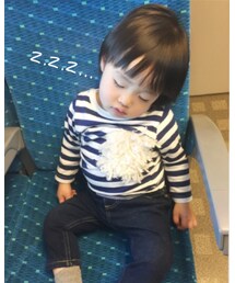 昨日のひとコマ♪ | 新幹線で移動中寝た❣️まだ午前中なのに😂z.z.z...😪(その他)