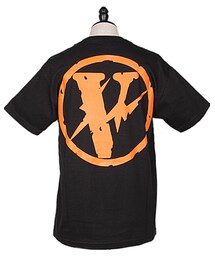 V LONE |  V LONE ヴィローン S/S TEE FRAGMENT BLACK(Tシャツ/カットソー)