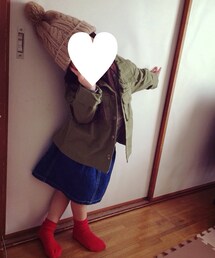 KOREA | 1番可愛いポーズらしい(๑′ᴗ‵๑)(ミリタリージャケット)