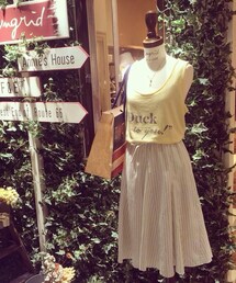 Ungrid | ミドル丈リネンSK(スカート)