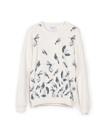 Bershka | Bird print sweatshirt(スウェット)