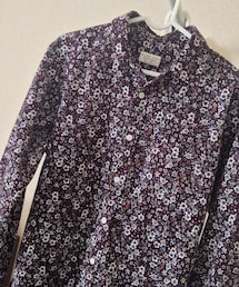 GLOBAL WORK | 花柄コーデュロイシャツ(シャツ/ブラウス)