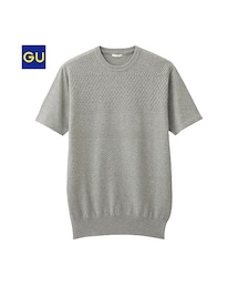 GU | ｺﾝﾋﾞﾈｰｼｮﾝｸﾙｰﾈｯｸｾｰﾀｰ(ニット/セーター)
