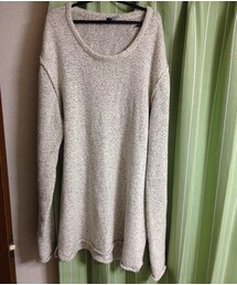 H&M | H&Mのホワイトのロングニット(ニット/セーター)