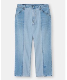 GU | ストレートスリットジーンズNT+E BLUE S ¥2,990(デニムパンツ)