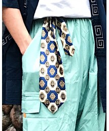 古着 | 二手店的領帶當腰帶 二手的なネクタイ(ネクタイ)