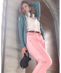 ZARA | 赤のヘビ柄♪(ベルト)
