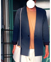 ETHOSENS | ノーカラージャケット