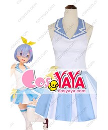 Re:ゼロから始める異世界生活 レム オリジナルチアガール コスプレ衣装 (ワンピース)