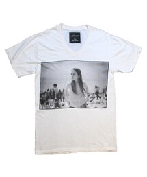 JOE SZABO | JOE　SZABO　VネックプリントTシャツ(Tシャツ/カットソー)